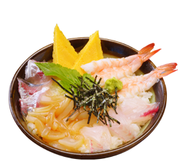 漁師の三色丼