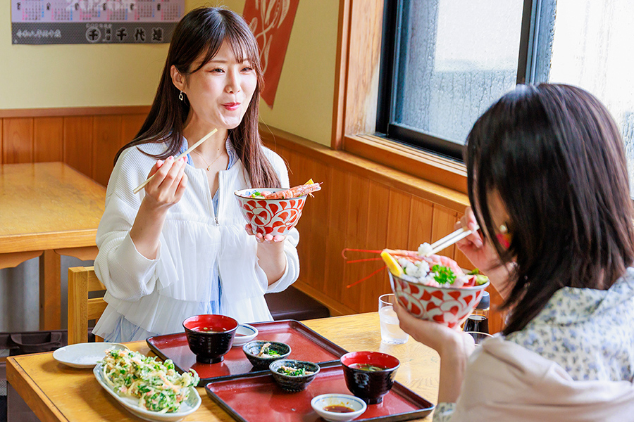 海鮮丼も美味しい